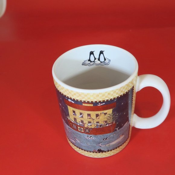 Lang and Wise 1999 Noah's Comforting Quilts Coffee Collector's Mug - Picture 2 of 9